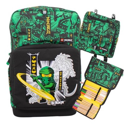 Lego Ninjago Schultasche 3-in-1-Set Schulranzen Sporttasche Federmäppchen