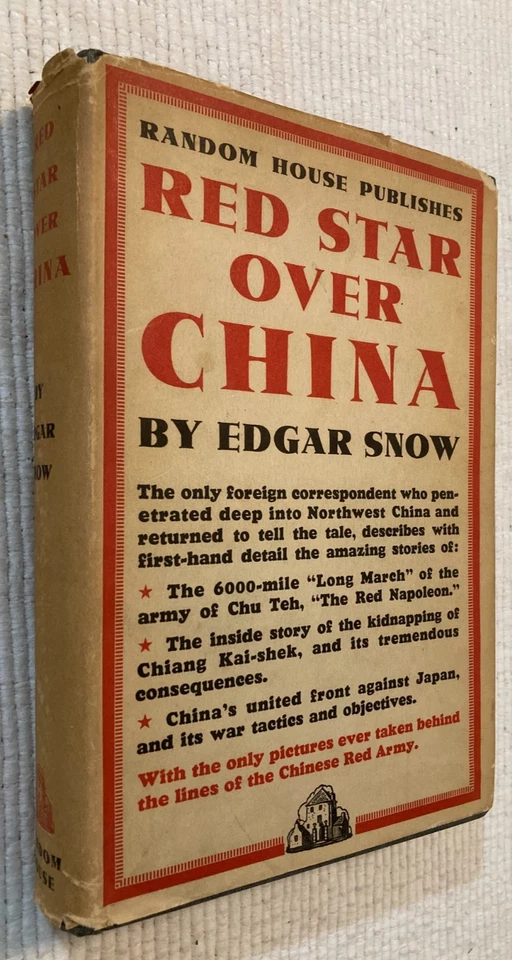 1938 book Red Star Over China EDGAR SNOW -First 1st Printing / Edition w/ jacket - Image 2 of 4