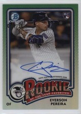 2024 Bowman Rookie of the Year Favorites /150 Everson Pereira #ROY-EP Auto 0w7