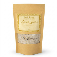 ATTRACTION BATH SALTS, Manifestation, Money-Drawing, Fortune Hoodoo Voodoo Wicca