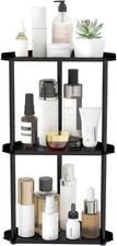3 Tier Bathroom Counter Organizer, Vanity Organizer Corner Shelf, Skincare, Make