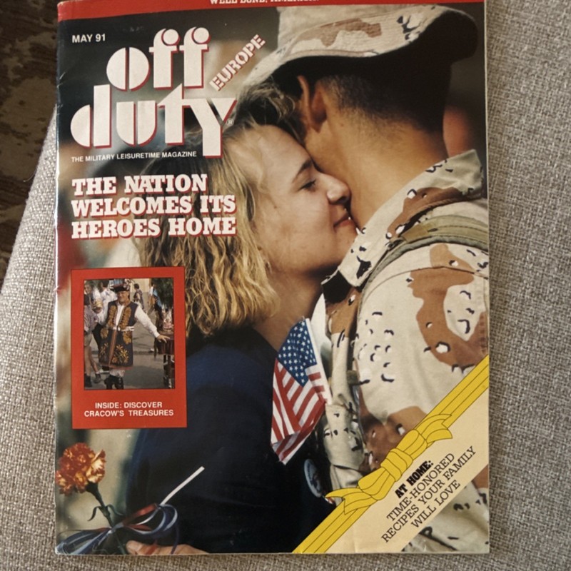 Off Duty Europe May 1991 Illustrated Military Operation Desert Storm Travel