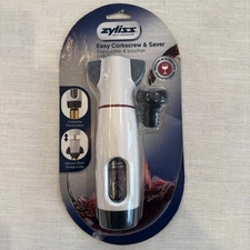 NEW ZYLISS EASY CORKSCREW & WINE VACUUME SAVER PUMP WITH BOTTLE STOPPER