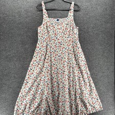 Old Navy Dress Womens XL Floral Sleeveless Midi Prairie Boho Cottagecore Peasant