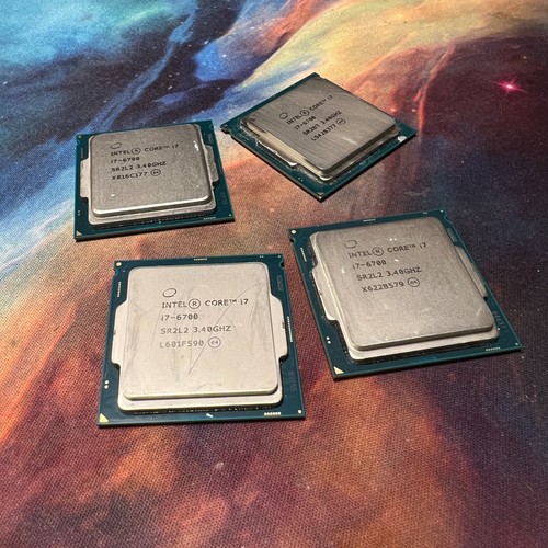 LOT OF 4! Intel Core i7-6700 3.4ghz Desktop CPU • LGA1151 Socket H4 ...