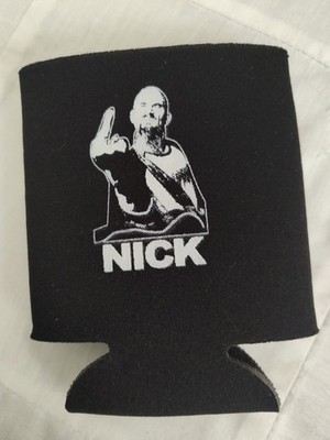 Nick Oliveri Middle Finger Beer Can Koozie Cozy Queens Of The Stone Age Punk