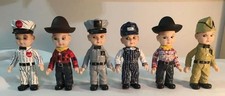Buddy Lee Mini Doll, Unboxed, Set of 6 adcadc
