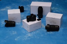 Fujifilm GFX 100S 102MP Mirrorless Digital Camera Kit- Black 3 Lenes 