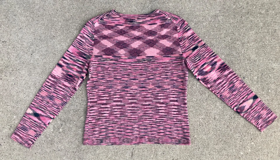 Jones New York Cashmere Mujer Cachemira Claro Suéter Talla S Tonos de Rosa Usado en Excelente Condición Foto 3 de 4