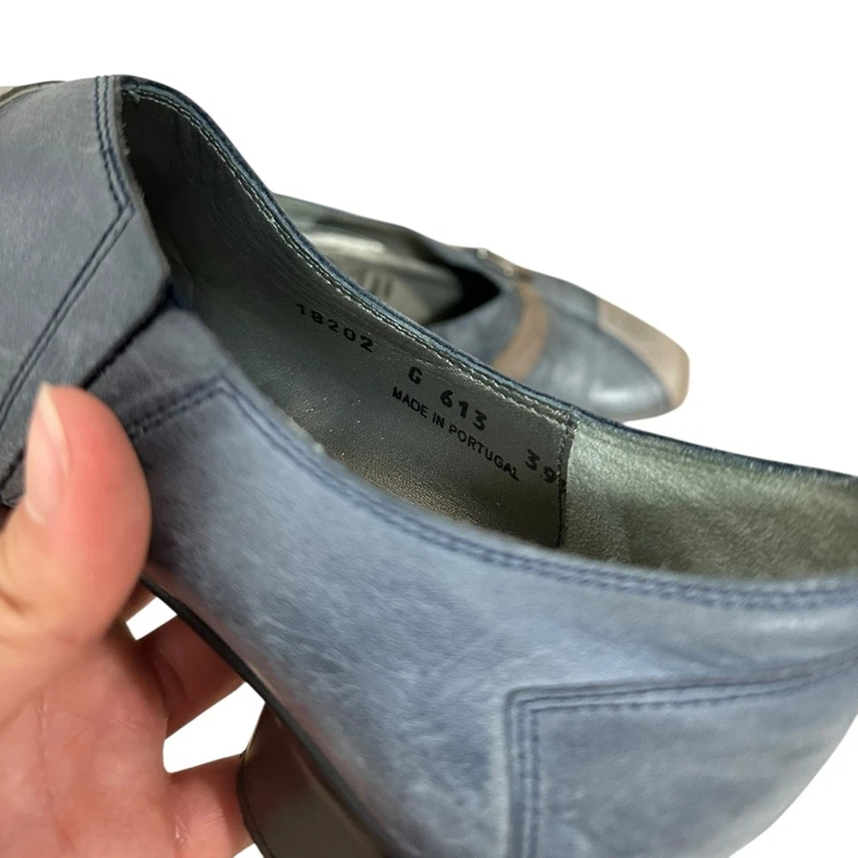 Fidji | Mocasines de cuero de tacón bajo | Mujer US 8,5 EU 39 Foto 4 de 4