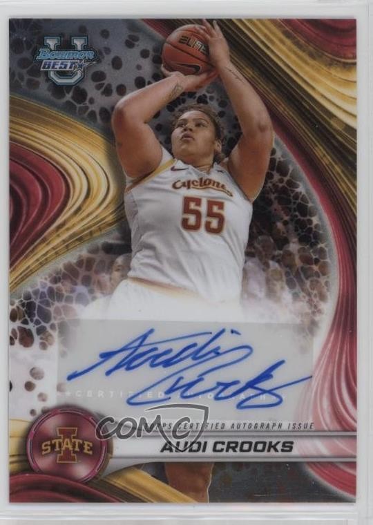 2024-25 Bowman U Best Best of 2024 Auto Audi Crooks #B24-AC Auto 8r6