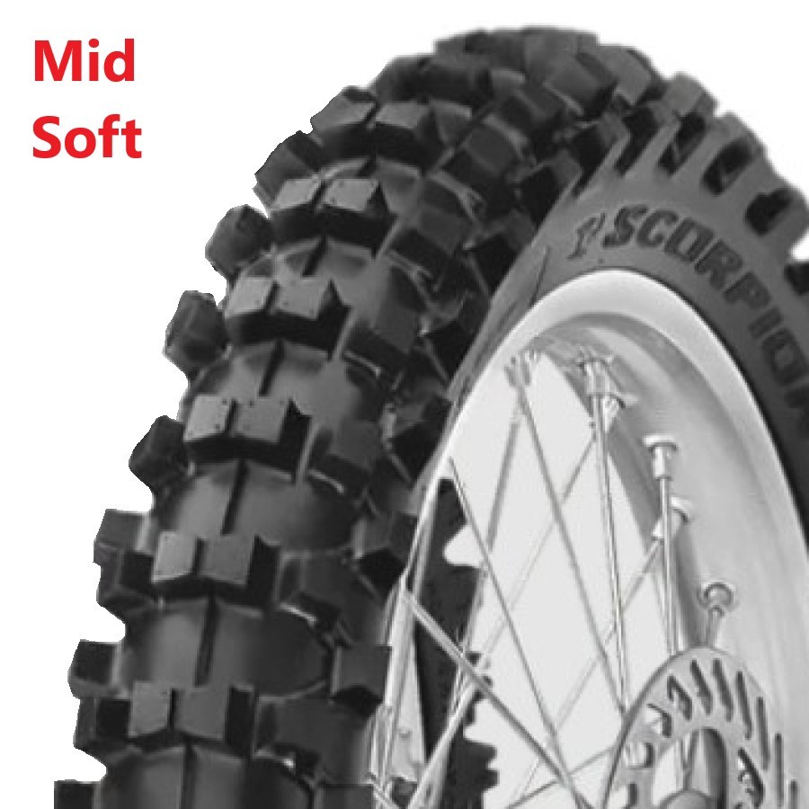PIRELLI SCORPION XC MID SOFT REAR TYRE 120/100-18 NHS 68M CROSS COUNTRY - Image 13
