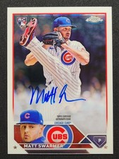 2023 TOPPS CHROME UPDATE MATT SWARMER #RA-MS ROOKIE RC AUTO AUTOGRAPH CUBS 
