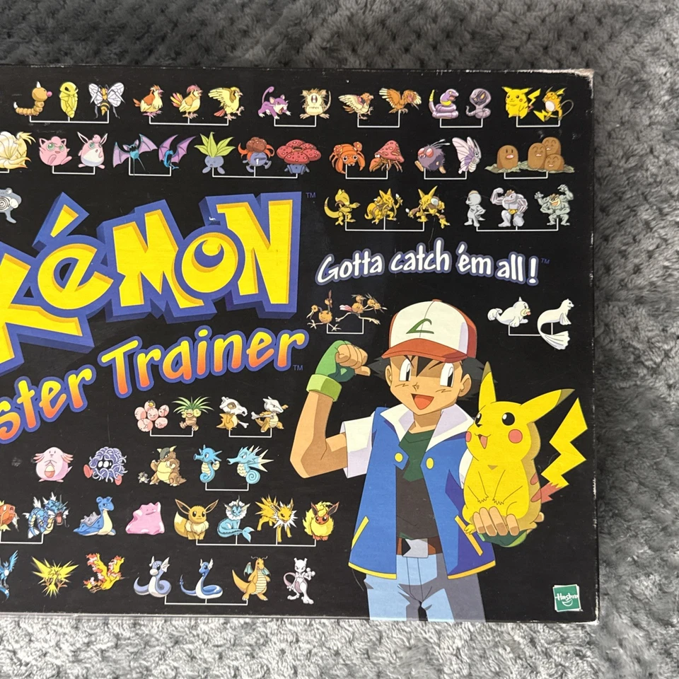1999 Pokemon Master Trainer Board Game 100% Complete Milton Bradley - Image 2 of 4