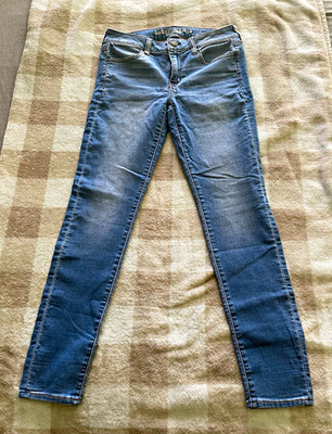 American Eagle Outfitters Women s Super Stretch Mid Rise Slim Jegging Blue Denim