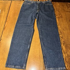 Vtg Levi  s 550 Jeans Mens 40x32 Relaxed Fit 100 Cotton Straight Leg Y2K Rigid