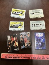 VTG Various Cassette Tapes Lot Of 7. New kids on the block