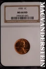 1935 Lincoln Wheat Cent-Ch Gem BU NGC MS 66 Red Lustrous No Reserve #SLK842