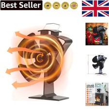 Efficient Wood Burner Fan - Heat Powered with Overheating Protection & Control