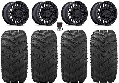 MSA Clubber 14'' Wheels Black 30'' Reptile Tires Can-Am Maverick X3