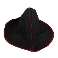 Car Shift Boot Cover Universal Gear Shift Knob Boot Dust Cover Fabric Black