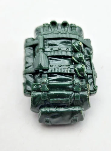 Vintage 1991 3.75" GI Joe Big Ben Dark Green Backpack Original Accessory s79