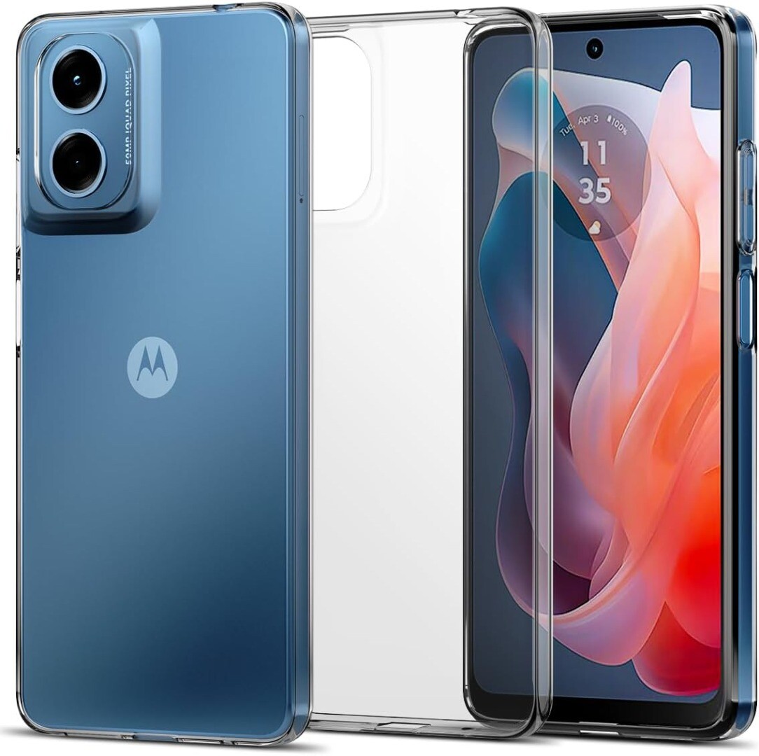 Custodia Per Motorola Moto G34 G55 G04 E14 G23 Trasparente - Foto 7