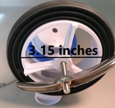 Flush Valve Assembly 3.15 in. for 1 Piece Toilets with Adjustable Overflow Tube