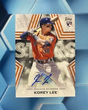 2023 Topps Series One Korey Lee Baseball Stars Auto RC #BSA-KL Astros
