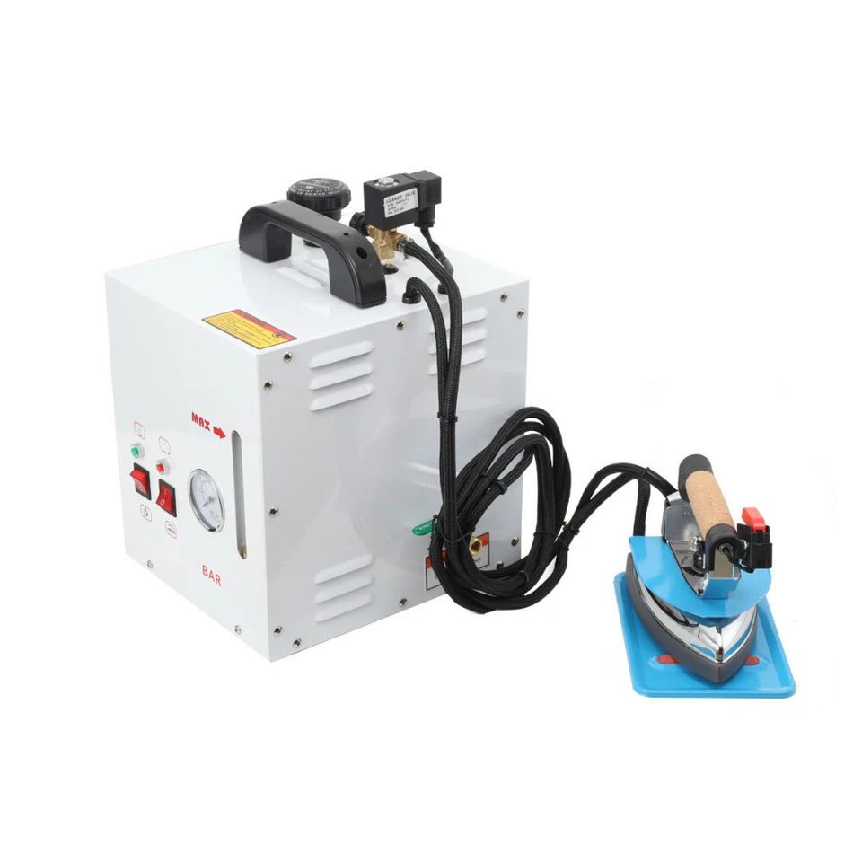 Generador de vapor de plancha de vapor de 5 litros con plancha para sastres, tintorerías, etc. Foto 4 de 4