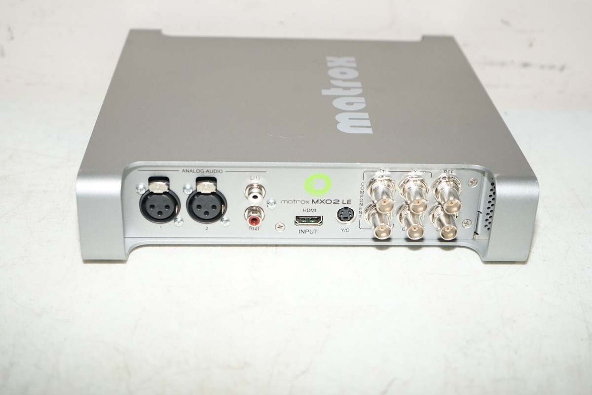 Matrox MXO2 LE マトロックス HD-SDI/HDMIキャプチャー Matrox MXO2 LE Hardware for sale online | eBay