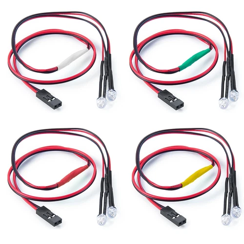 1/2pcs LED RC Car Light Spotlight for Axial SCX10 1/10 90046 RC Car