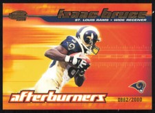 Isaac Bruce 2001 Pacific Invincible Afterburners #16 SN St. Louis Rams