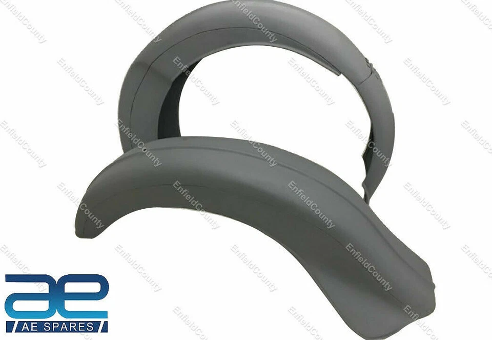 Guardabarros delantero y trasero de acero crudo para motos Ariel VB600cc Foto 4 de 4