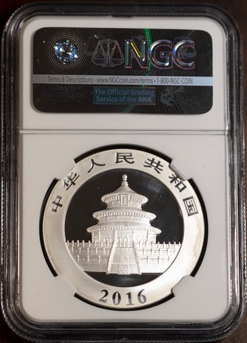 2016 S10Y Silver Chinese Panda MS 70 Early Release NGC # 4304589-050 + Bonus - Picture 2 of 2