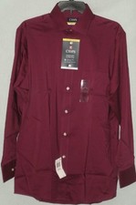 Chaps Elite Performance Comfort Stretch Regular Fit Long Sleeve Dress Shirt New