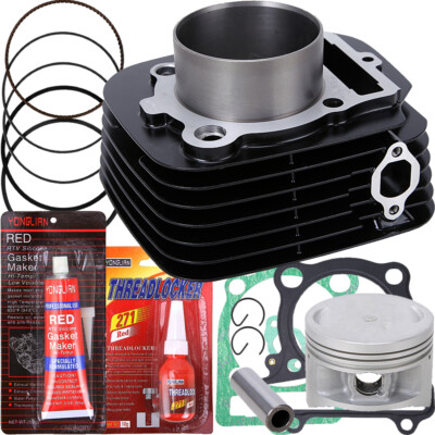 Cylinder Piston Gasket Top End Kit for Yamaha Grizzly 350 YFM350 G FG 2007-2011