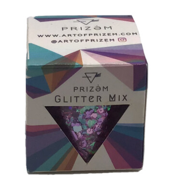 Prizem Glitter Mix PRETTY IN PINK Body Hair Face Eco-Friendly Glitter 0.53 oz