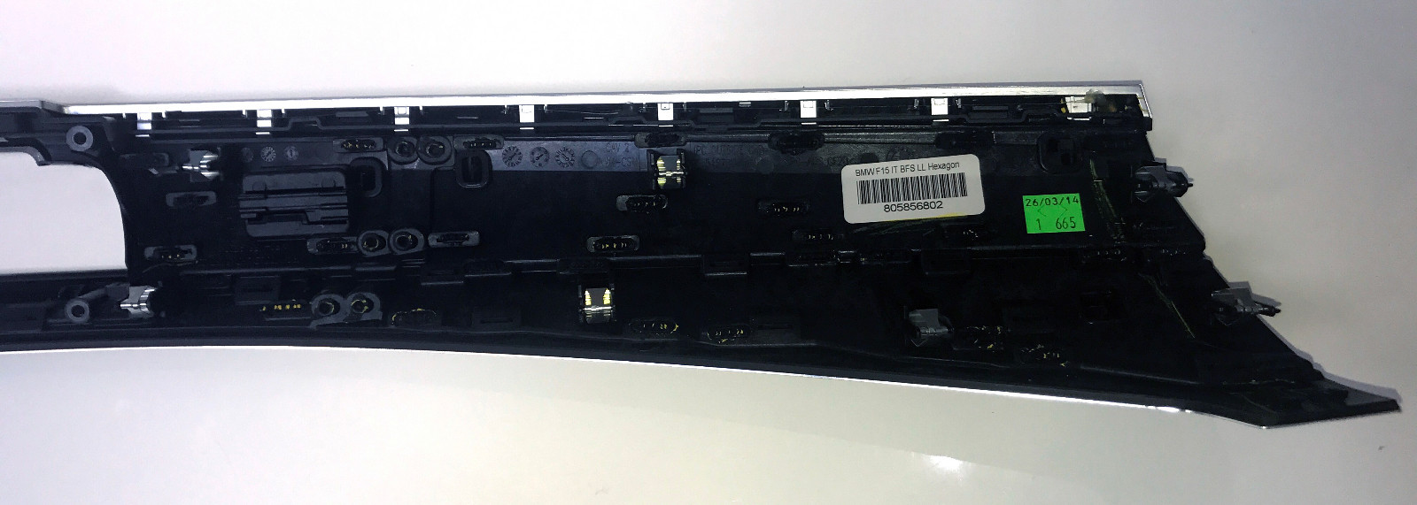 Original BMW Leiste Blende I-Tafel X5 / X6 Aluminium Hexagon TN  