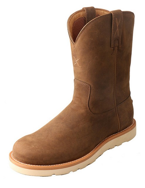 men's pull on casual boots