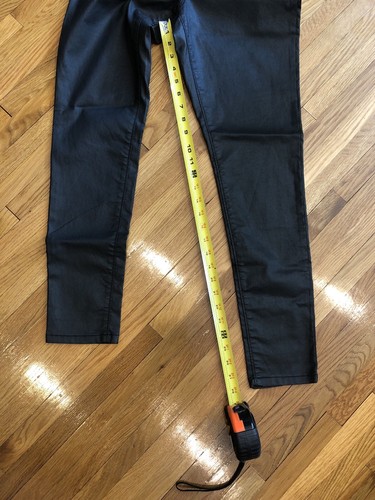 Banana Republic Factory beschichtete Denim Legging schwarz Größe 28/6 89 $ - Bild 6 von 11