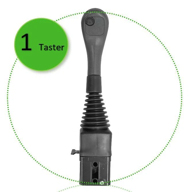 Bowdenzug Bedienhebel, ISO Kreuzhebel, Joystick mit einem Taster, Indemar - Bild 2 von 4
