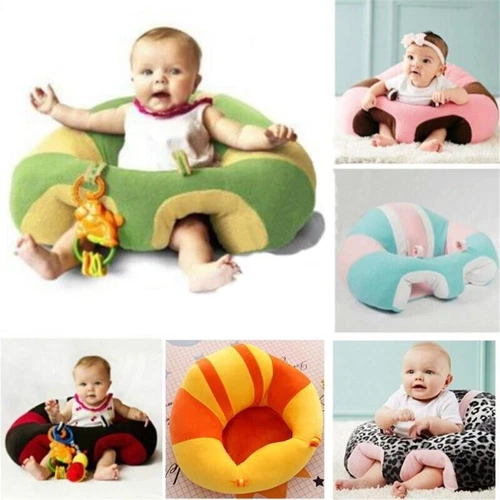 Sillón infantil peluche asiento de bebé silla suave cojín sofá juguete saco de asiento - Imagen 2 de 24