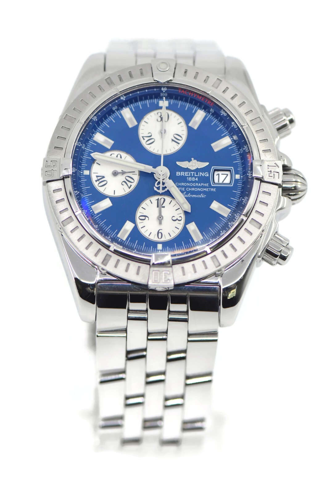 Breitling Chronomat Evolution A13356 Stainless Steel Mens Watch