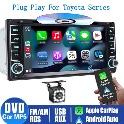 7'' Car Stereo Radio CD DVD Player GPS Navi For Toyota RAV4 4Runner Echo Camry