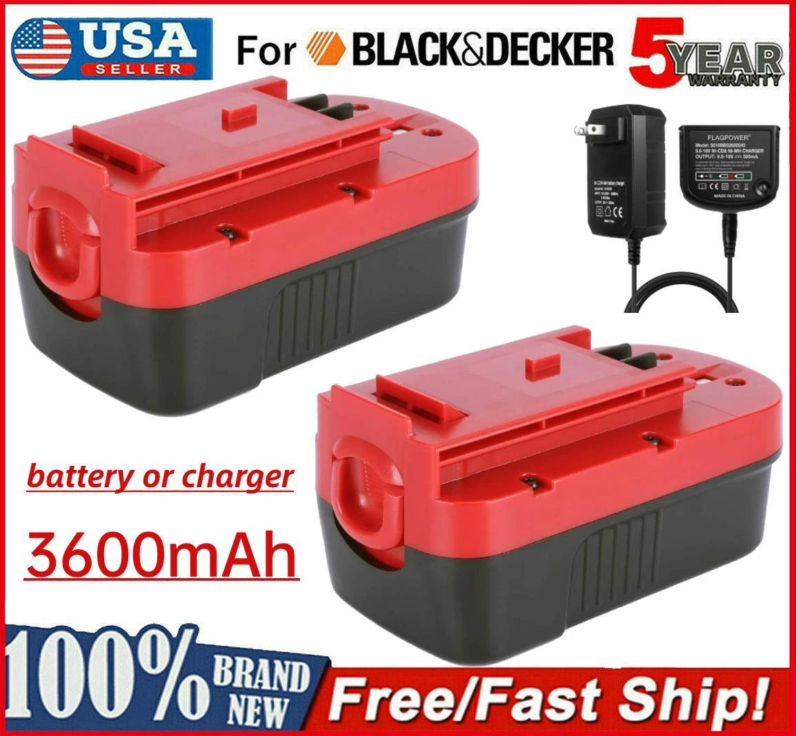 18V for Black and Decker HPB18 18 Volt Battery HPB18-OPE 244760-00