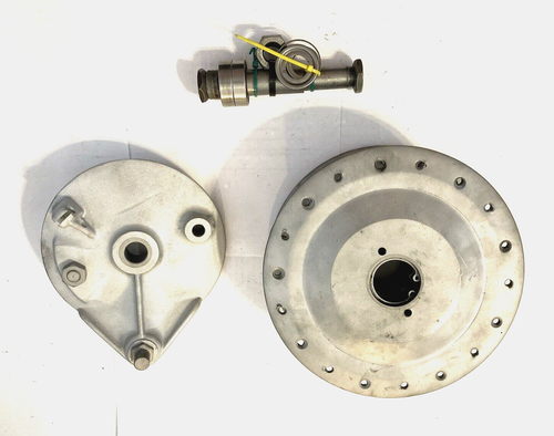 1970s VINTAGE PENTON SIX-DAY 125 FRONT BRAKE & HUB ASSEMBLY, EX/RESTO/NC (HD80) - Foto 4 di 6