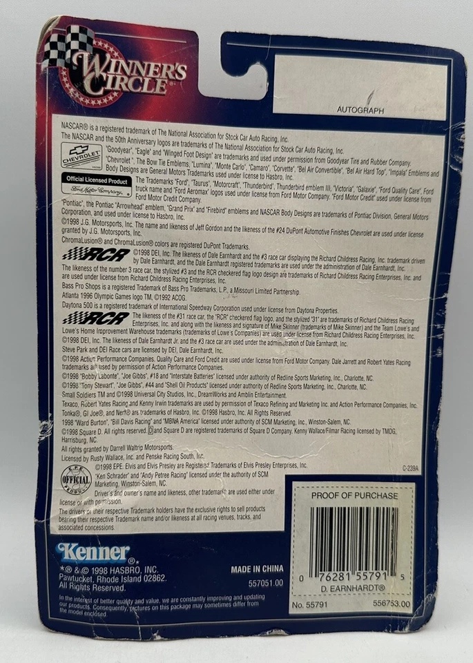 Dale Earnhardt Winners Circle 1/64 Chevrolet Monte Carlo Goodwrench 1993 - Image 4 of 4