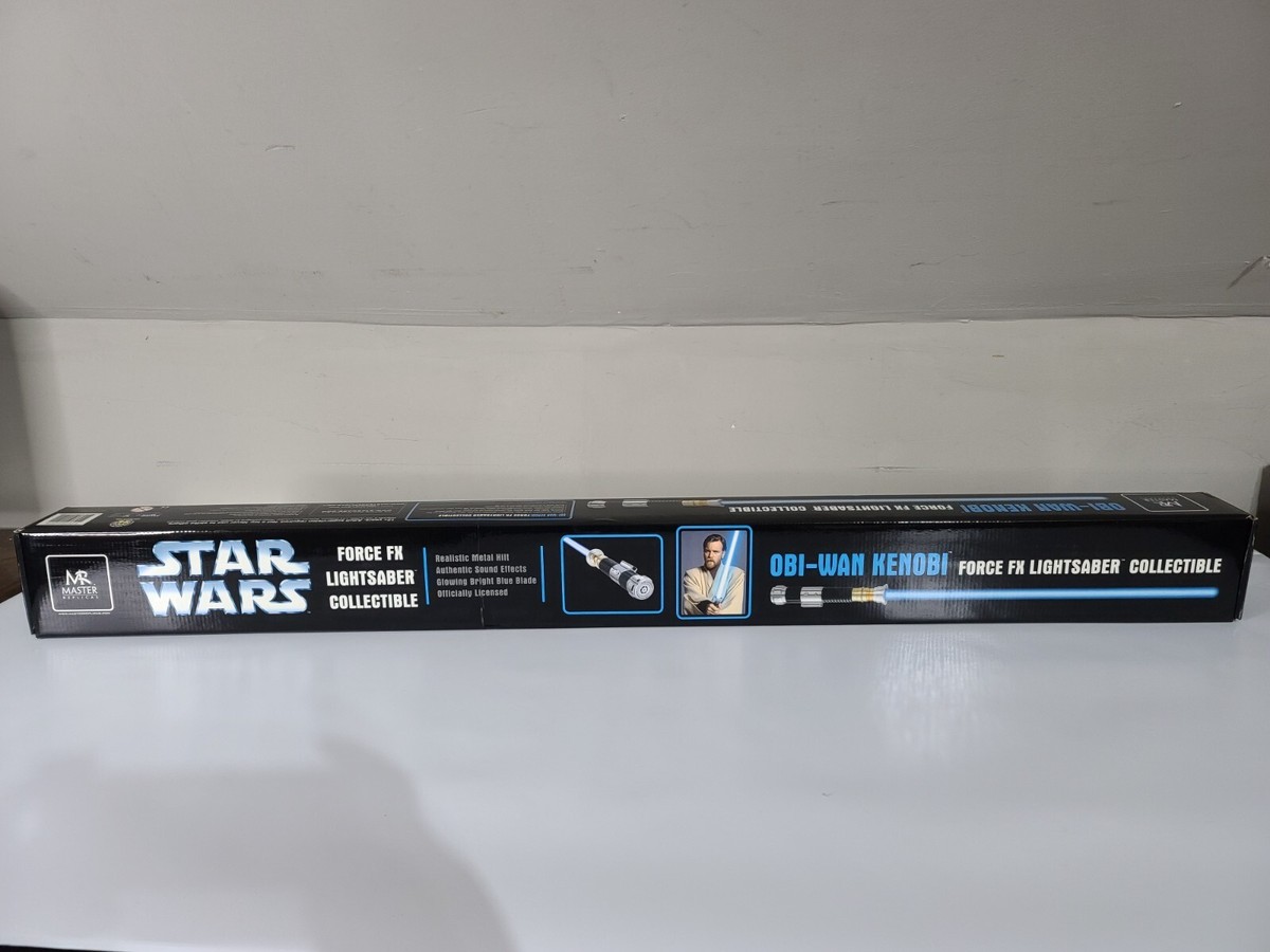 STAR WARS MASTER REPLICAS OBI-WAN KENOBI ROTS FORCE FX LIGHTSABER