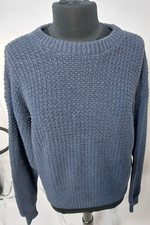 Iron Mountain Clothing Company Sweater Vintage BLUE Pullover Cotton Made In USA